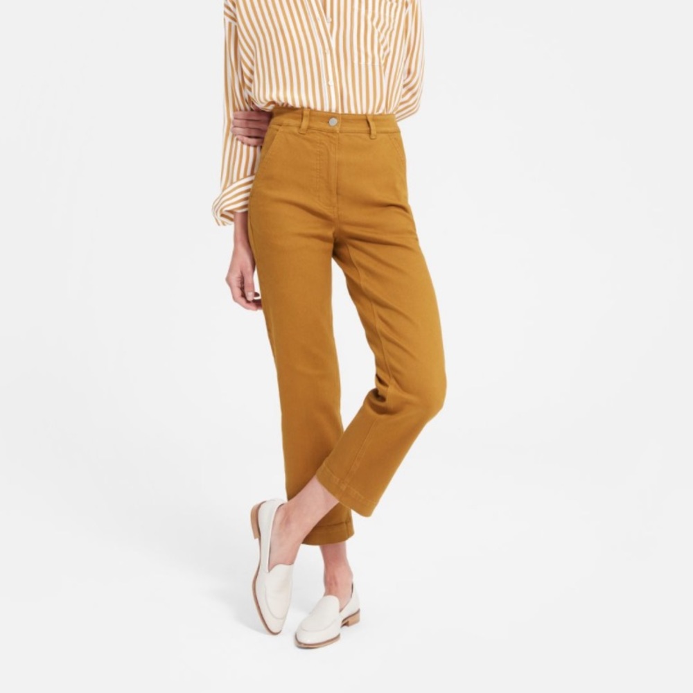 Everlane Straight Leg Crop Pant
